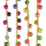 RAINBOW 10 PC CHRISTMAS MANTEL SET<br> Brush Christmas Tree Sets, Garlands