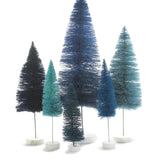 RAINBOW 10 PC CHRISTMAS MANTEL SET<br> Brush Christmas Tree Sets, Garlands