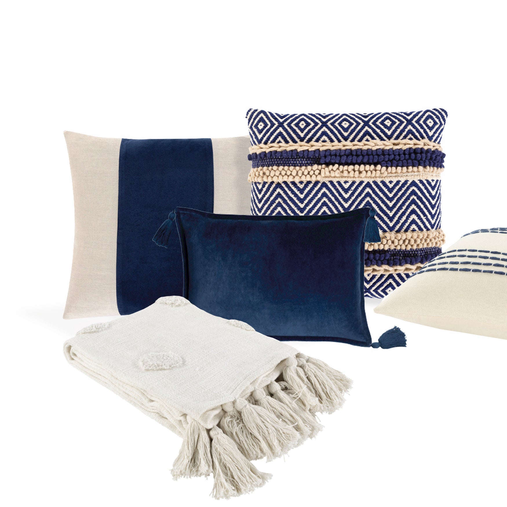 Throw Pillows Blue And Ivory Pillows Ivory White Linen Pillow