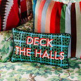 Deck The Halls Needlepoint Pillow
