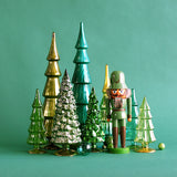 Cody Foster Complete Christmas Glass Tree Look - Red, Yellow, and Green