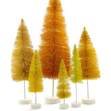 RAINBOW 10 PC CHRISTMAS MANTEL SET<br> Brush Christmas Tree Sets, Garlands