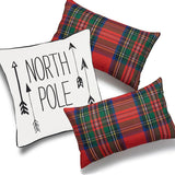 North Pole Plaid Pillow Bundle