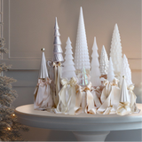 Cody Foster Complete Glass Christmas Tree Look - White and Ivory