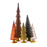 BROWN 5PC HUE GLASS TREE BUNDLE