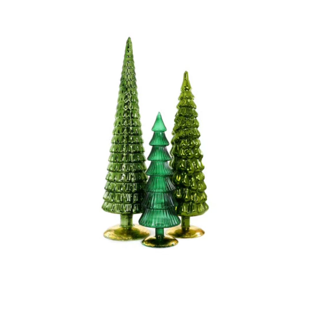 Cody Foster Complete Christmas Glass Tree Look - Red, Yellow, and Green