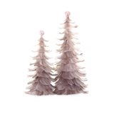 FEATHERED 2PC DECORATIVE TREE BUNDLE