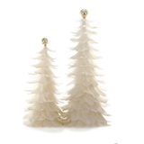 FEATHERED 2PC DECORATIVE TREE BUNDLE