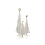Cody Foster Complete Glass Christmas Tree Look - White and Ivory