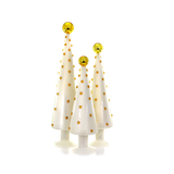 DOTTED 3PC GLASS TREE BUNDLE