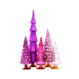 VIOLET 5PC HUE GLASS TREE BUNDLE