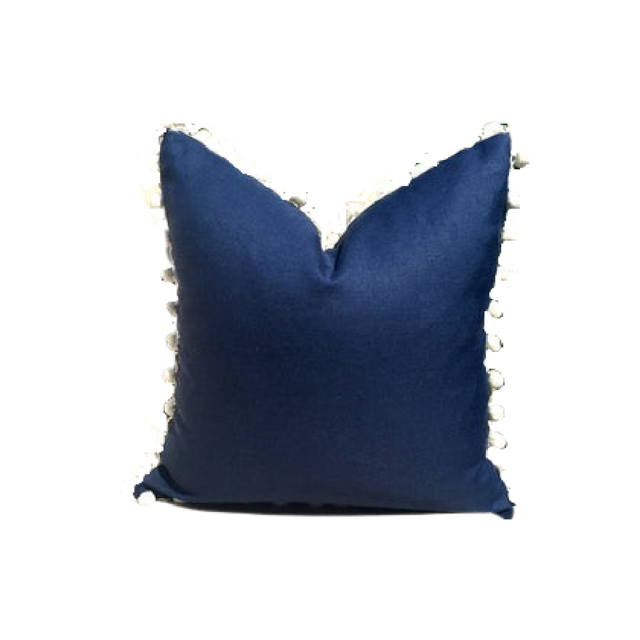 navy blue throw pillow