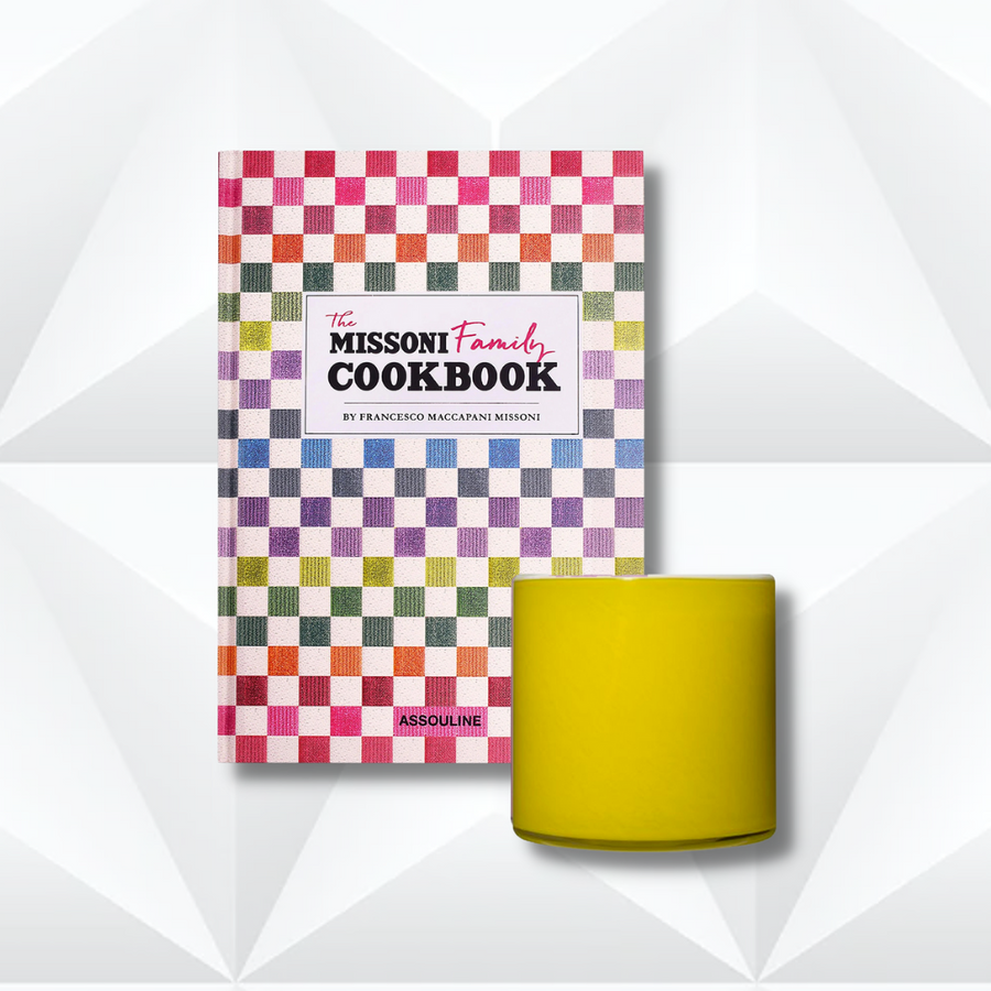 THE FASHIONABLE COOK GIFT SET 2 PCS - BOOK & CANDLE