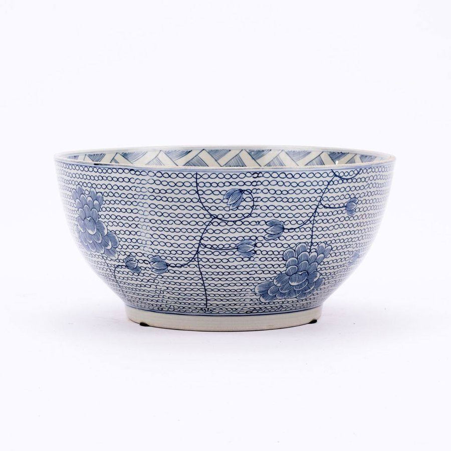 Blue & White Porcelain Chain Bowl