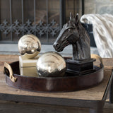 Sets - BLUEMONT 5 PC SET <br>Tray, Spheres, Horse Sculpture, Box