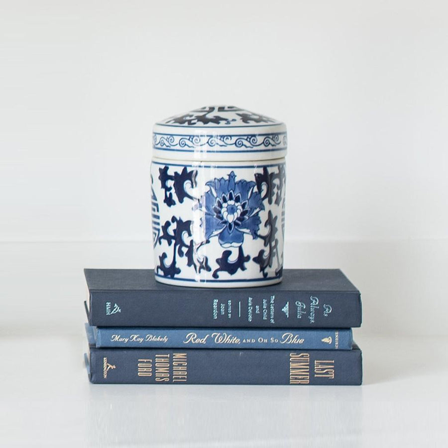 Sets - SAGE 4 & 5 PC SETS Blue & White Jar,  Books, Calligraphy Brush